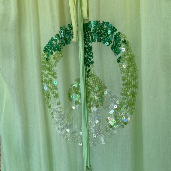 Hippy Chick made in Ibiza beautiful beachy boho  tunic dress, size S( oversized) - Picture 3 of 12